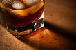 glasses from whiskey