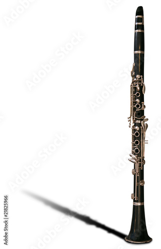 Photo: Clarinet - clipping path Clarinet - clipping path