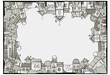 cartoon vector construction town border cartoon vector construction town border