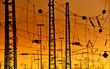 Oberleitungen im Gegenlicht - Hamburg-Veddel Oberleitungen im Gegenlicht - Hamburg-Veddel