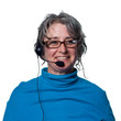 Call center worker