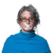 Silenced woman