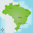 Karte Brasilien