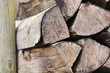 Foto: alter Holzstapel alter Holzstapel