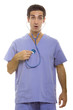 Doctor listening his heart