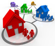 Connected Families in Neighborhoods