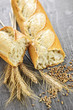 White baguette White baguette