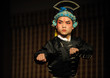 china opera actor with hat