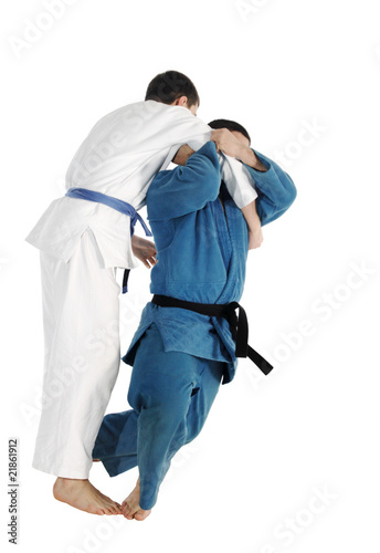 Photo: Judo fighting competition Judo fighting competition