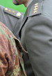Military officers briefing