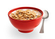 Foto: Red cup with cereal Red cup with cereal