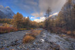 Morning on karakabak river
