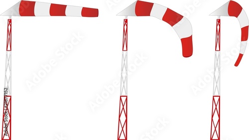 Vektor: Windsack Windsack