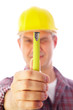handsome skilful builder