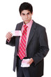 Man is paying with euro banknotes Man is paying with euro banknotes