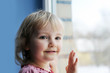 girl  by window