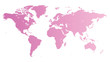 Pink World map