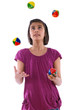 child juggling