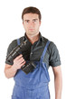 worker battery drill