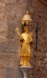 Aachen- a statue on a building