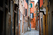 Narrow street in Venice