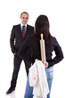 woman waiting for her husband