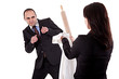 woman arguing with her husband