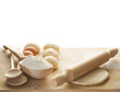 Dough for Baking isolated on white
