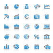 Blue Gray Icon Set - Business, Finance & Money