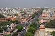 Jaipur streets panorama, India