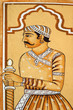 Indian historic warrior painting