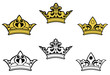 Heraldic crowns