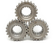 industrial cogwheels teamwork