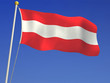 Illustration: Flagge Österreich Flagge Österreich