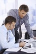 Businessmen at work