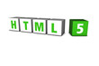 Illustration: HTML 5 Würfel HTML 5 Würfel