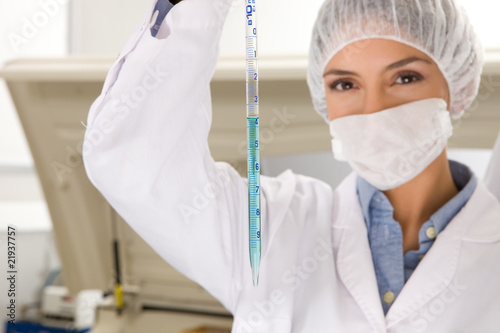 Photo: Laboratory worker Laboratory worker