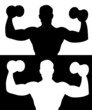 Zwei Bodybuilder
