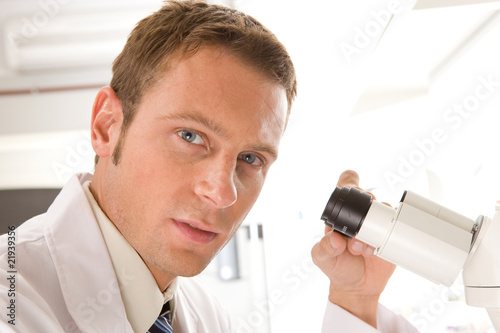 Photo: Scientist at work Scientist at work