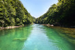 Green  water rafting on the rapids of River Neretva