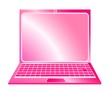 Laptop icon on a white background