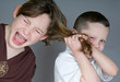 Bully pulling hair
