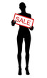 Sale Mannequin Black Shadow