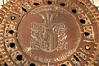 Kanaldeckel der Stadt Leipzig
