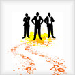 Group of successful businessmen