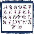 Flower Letter Alphabet