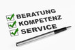 Beratung Service Kompetenz