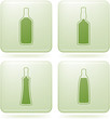 Cobalt Square 2D Icons Set: Alcohol bottles Cobalt Square 2D Icons Set: Alcohol bottles