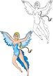She is a flap wing and has flown.