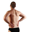 young man with pain